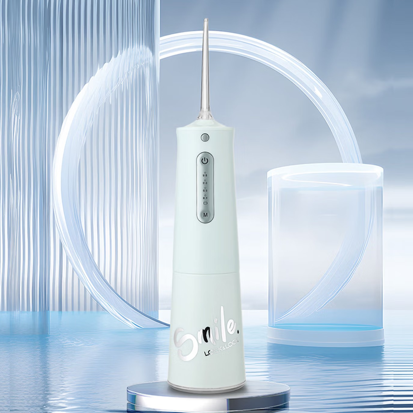 乐扣乐扣(locknlock)便携式电动冲牙器 ENR1117GRN高清大图