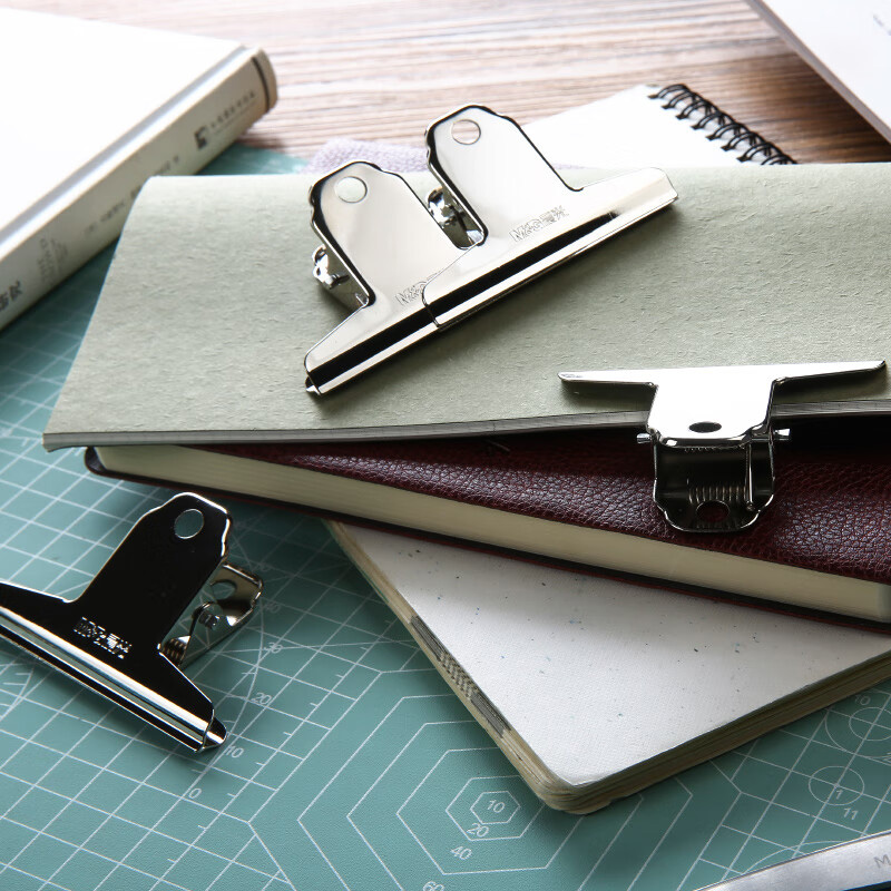 晨光山形夹76mm*4只*3套圆润弧度轻松夹取小巧ABS92637高清大图