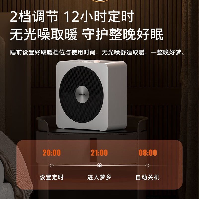 飞利浦(PHILIPS)AHR4144FX石墨烯暖风机浴室家用取暖器高清大图