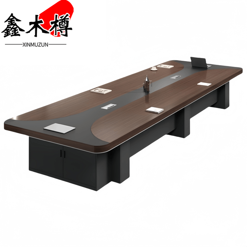 鑫木樽会议桌5.5*1.6m张高清大图