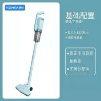 有线插电款-基础 蓝色 吸尘器家用小型大功率手持式多功能床上除螨强力地毯式吸尘器