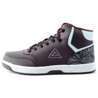 Peak/匹克(PEAK)高帮男鞋篮球鞋舒适休闲防滑耐磨橡胶合成革运动休闲鞋包邮运动鞋E9617M