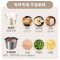 九阳(Joyoung)[太空系列]双杯和面绞肉机 家用电动多功能料理机搅拌辅食机切菜绞馅不锈钢碎肉S35-LA993