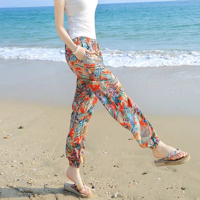 波西米亚民族风裤