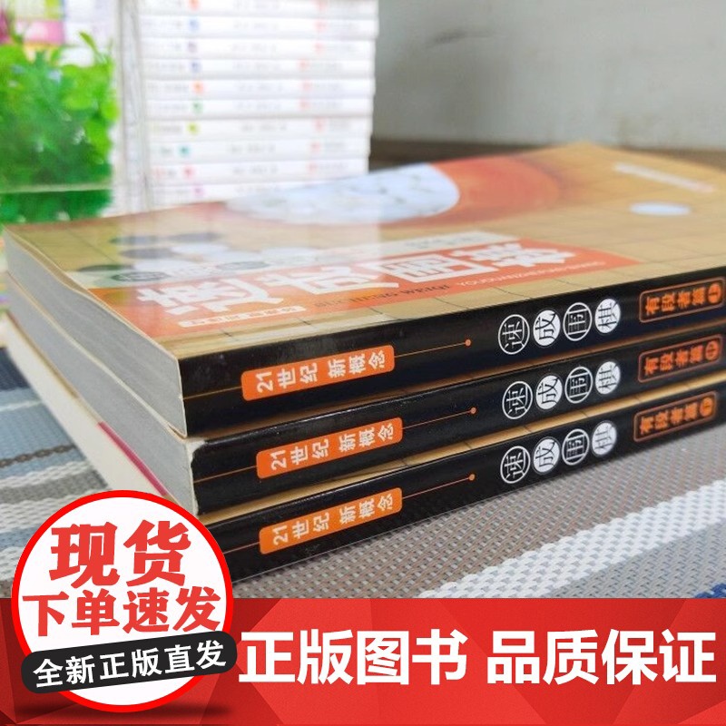 [央视网]速成围棋有段者篇 上中下3册 黄焰 金成来著 围棋速成教程书籍 专业棋手的实战对局 研究生围棋教材 围棋技巧训高清大图