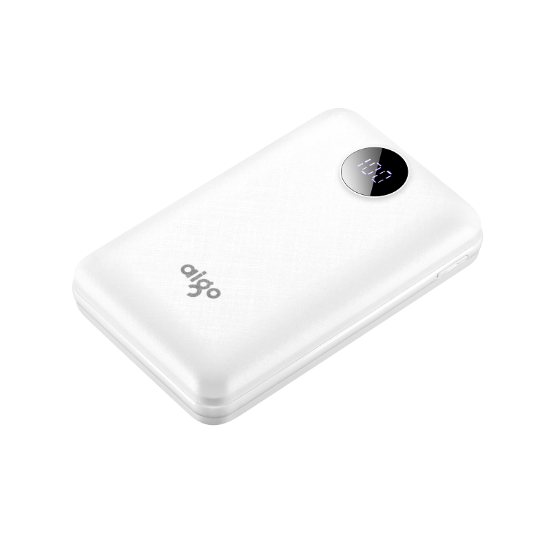 爱国者(aigo) TD03充电宝移动电源 10000毫安 白色高清大图
