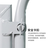 尔迈 手推搬运车物料周转车物流车间仓库折叠围栏车重型工具车笼车 重型板车1.2米