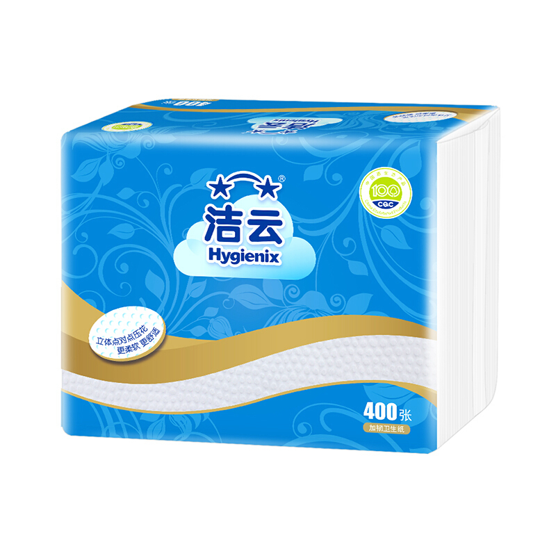 洁云 加韧平板纸 400张 30包/箱