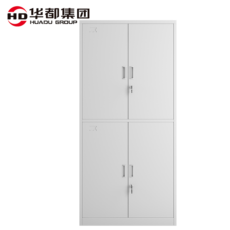 华都HDDS-03 轻惠型通双节文件柜华都文件柜档案柜更衣柜铁皮柜资料柜钢制玻璃柜储物柜办公室带锁柜子高清大图