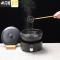 三维工匠煮茶器陶瓷家用全自动电陶炉煮茶炉煮茶壶小型办公室普洱白茶套装 12件套仿古煮茶器+6杯(配黑金刚电陶炉)茶具