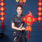 20#中国结金福流苏挂件 40*75cm