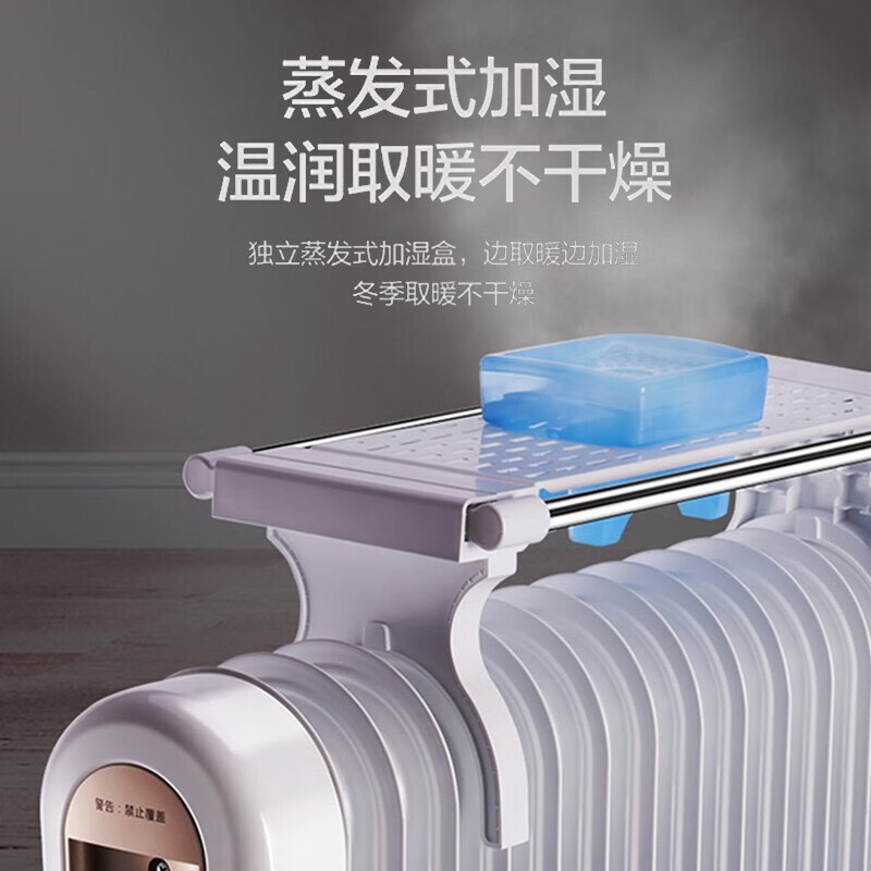 格力(GREE)电油汀取暖器 NDY19-S6130 17片3000W家用 油丁电暖器 节能取暖器 干衣加湿暖气片 油汀高清大图
