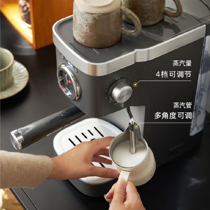 东菱(DonLim)复古意式咖啡机DL-6400