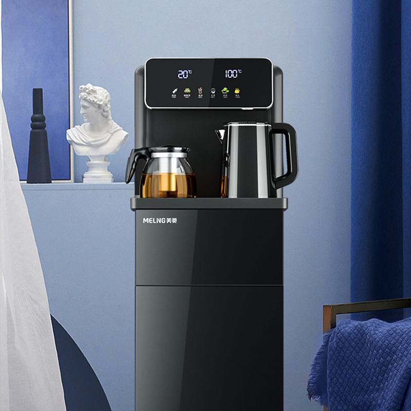 my-c559玄黑金智能家用全自动多功能泡茶机制温热下置水桶饮水机