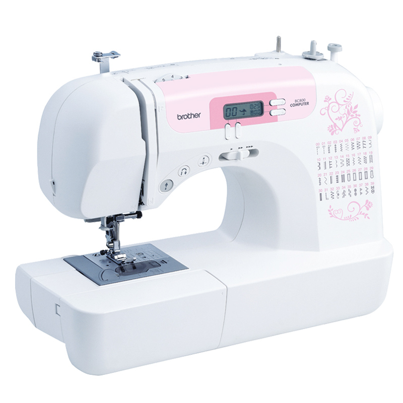 日本兄弟缝纫机bc800电子全自动家用机台式电动多功能锁边吃厚女神