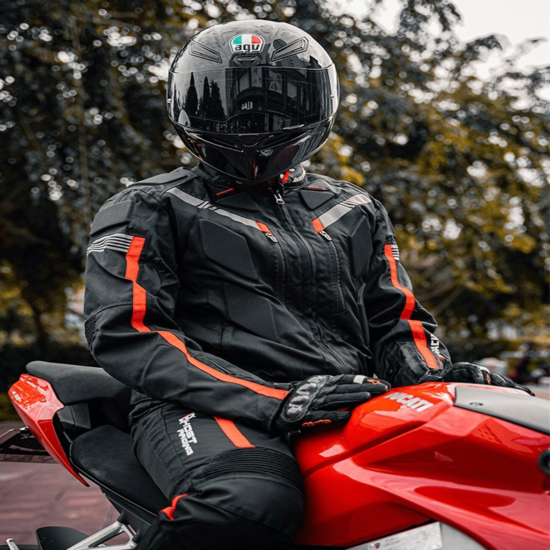 骑行服男摩托车夏季透气赛车套装四季机车服拉力服女