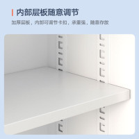 绵冠文件柜拆装办公柜钢制铁皮柜资料柜档案柜储物柜 咖色拆装大器文件柜