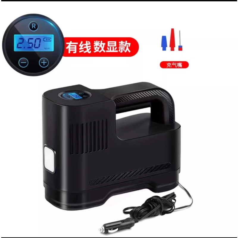 得力(deli)车载充气泵电动数显打气泵
