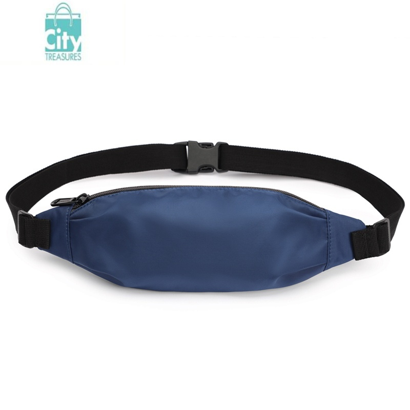 bangdou夏季运动跑步腰包女牛津布迷你手机包轻便斜挎包帆布小包包胸