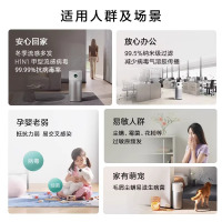 小米(MI)消毒空气净化器 米家消毒机净化机 除过敏源除异味除菌除尘螨 宠物空气净化器空气消毒机UV杀菌除甲醛