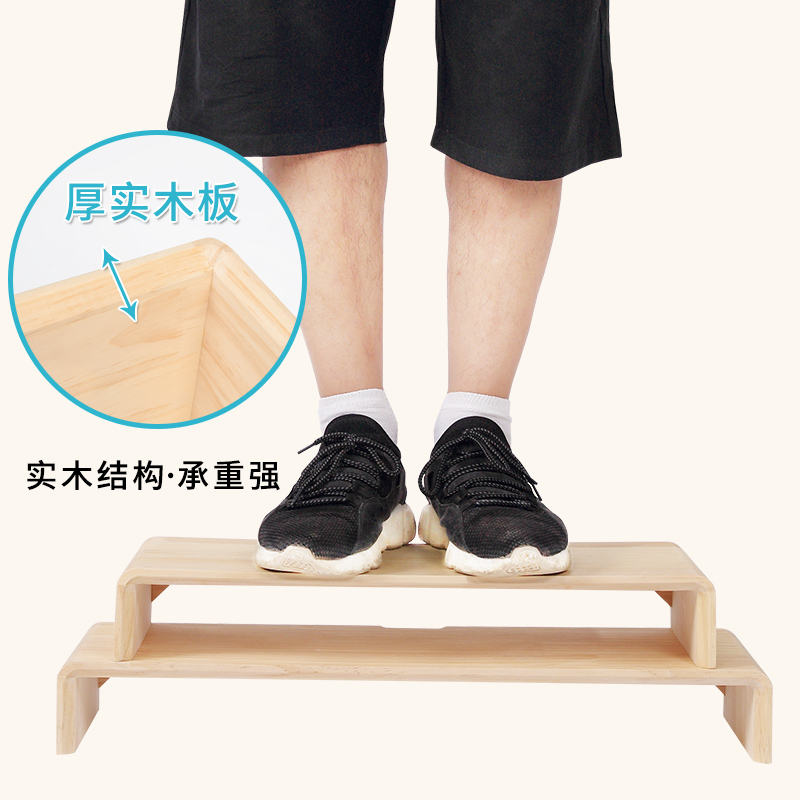 美帮汇电脑显示器增高架底座办公室桌面实木收纳盒抽屉式笔记本置物架子高清大图