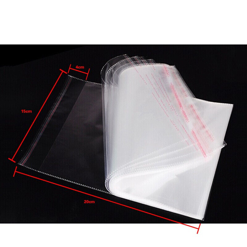 安赛瑞(SAFEWARE)透明自粘塑料袋(100个装)55×70cm 双面厚90μm YX高清大图