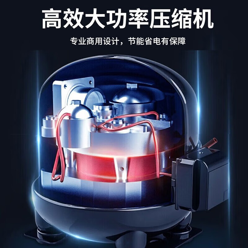 星星(XINGX)BD/BC-358SD冰柜家用商用大容量冷藏冷冻转换单温冷柜一级能效节能卧式冰箱保鲜柜高清大图