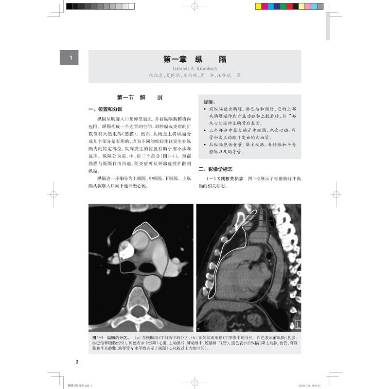 胸腹部影像学精要--影像解剖、影像表现、诊断与鉴别诊断