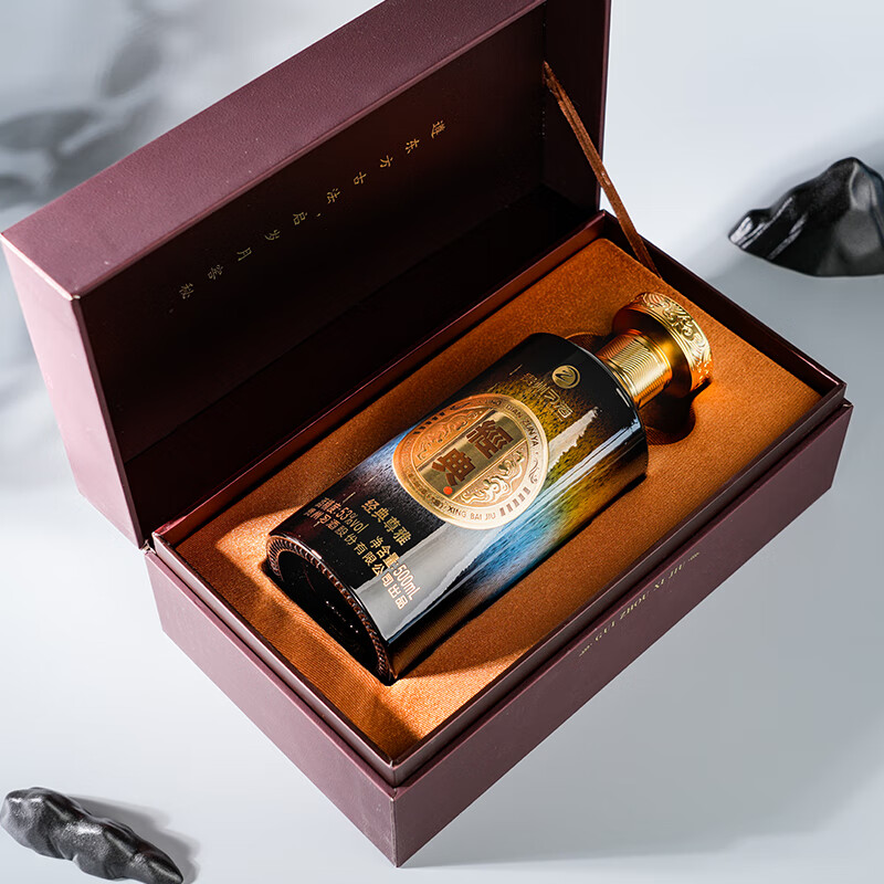 习酒经典尊雅 酱香型白酒 送礼礼盒 送礼 53度 500mL 2瓶 贵州习酒高清大图