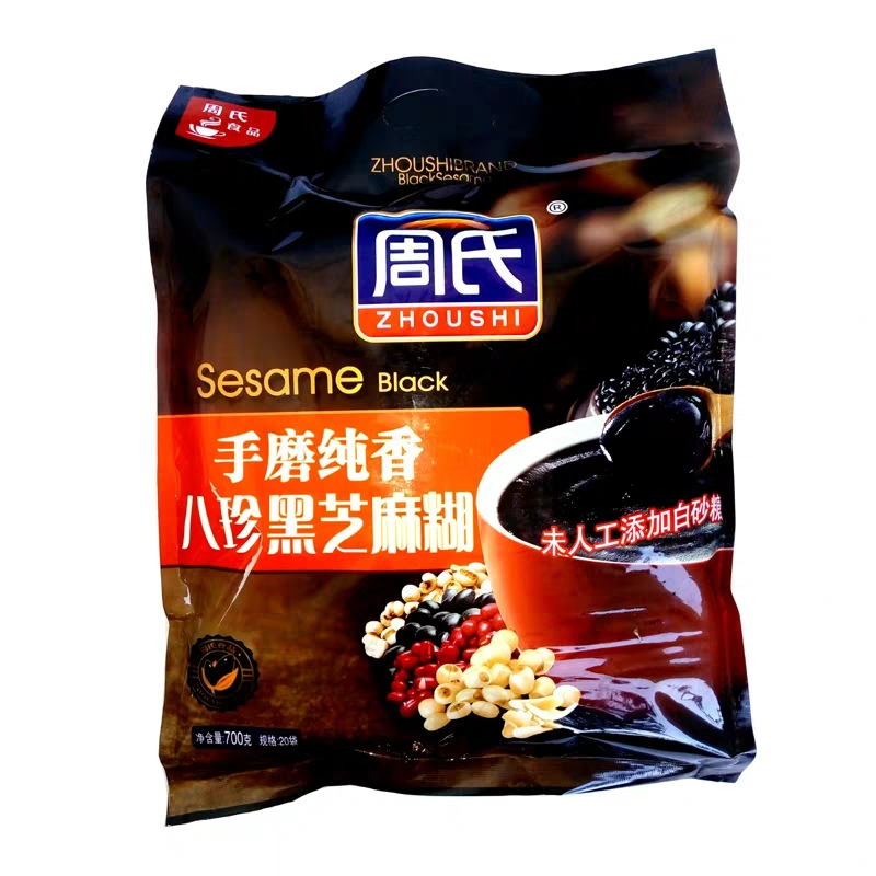 周氏(zhoushichongtiao) 纯香八珍黑芝麻糊700g