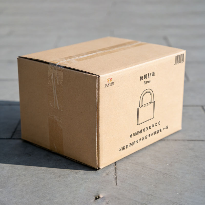 晨以橙 仿铜挂锁 38mm 把高清大图