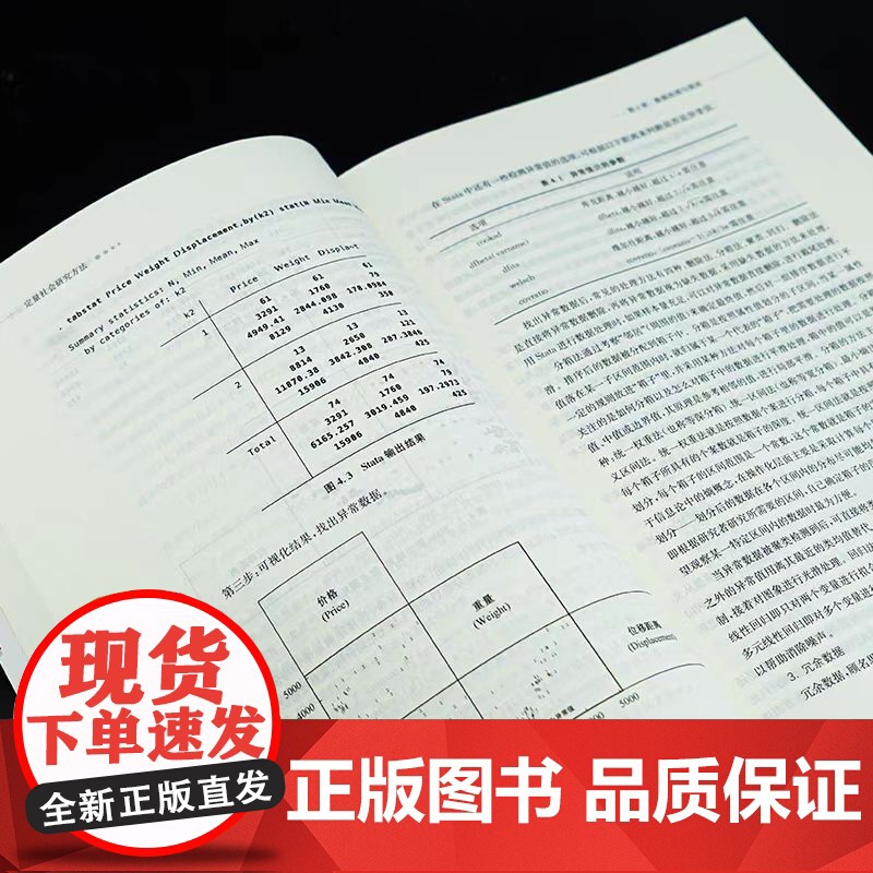 全新正版 定量社会研究方法 陈云松,吴愈晓,郭未 主编 南京大学出版社 9787305260988高清大图