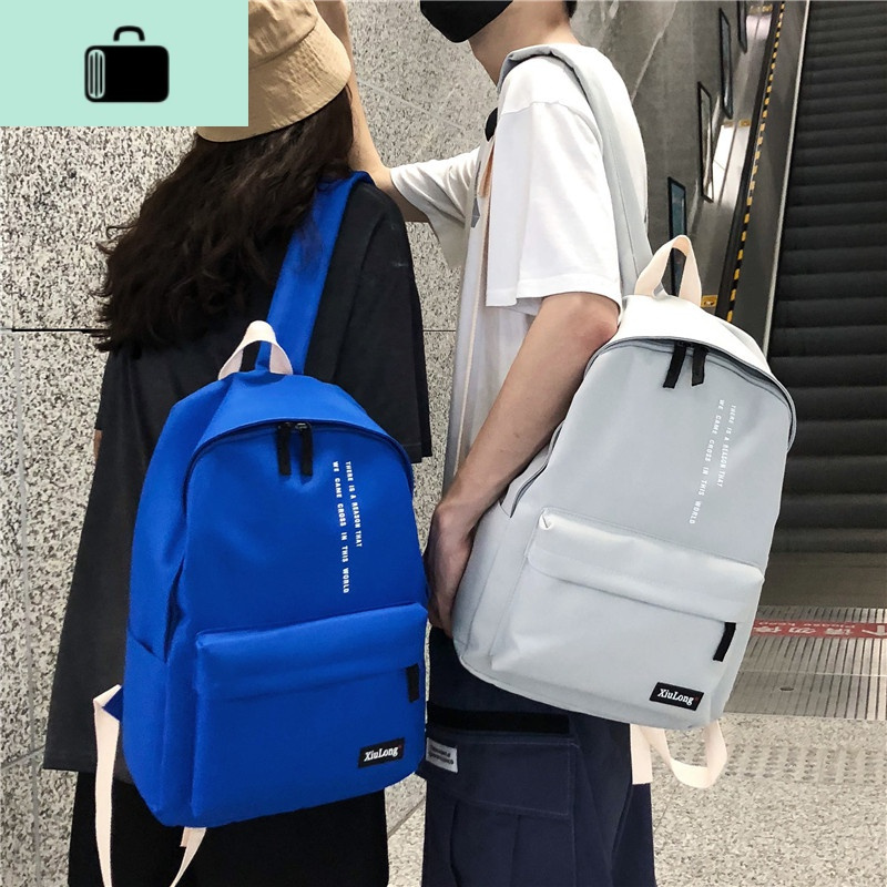 书包韩版原宿ulzzang日系百搭初中生高中学生背包男女ins风双肩包NEW LAKE