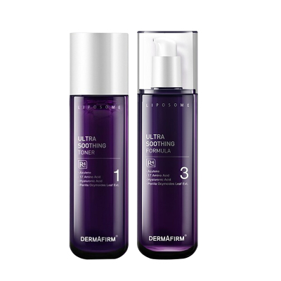 德妃(Dermafirm)紫苏水乳套装(镇定舒缓控油)(爽肤水200ml+乳液200ml)