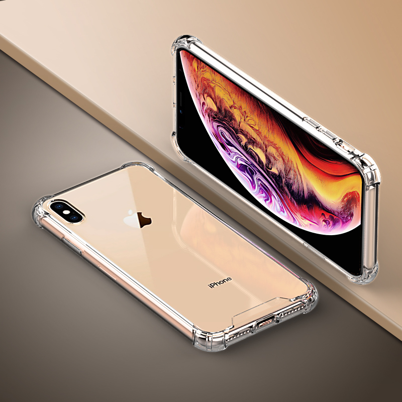 ESCASE 苹果iPhoneXs Max手机壳抖音同款 全包防摔壳双料抗摔抗黄变 德国进口拜耳TPU 高透