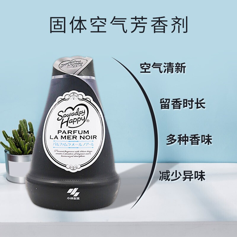 小林制药(KOBAYASHI)空气清新剂固体芳香剂海洋花香120g 卧室香氛厕所除味剂高清大图
