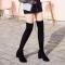 BOBO Angel2019秋冬新款过膝弹力长靴女高跟鞋女加绒长筒靴粗跟高筒靴子女