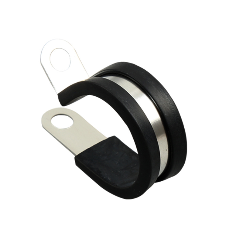 新凯益 304不锈钢管卡扣U型带连胶条骑马卡喉箍水管固定夹抱箍管夹 140mm 个高清大图