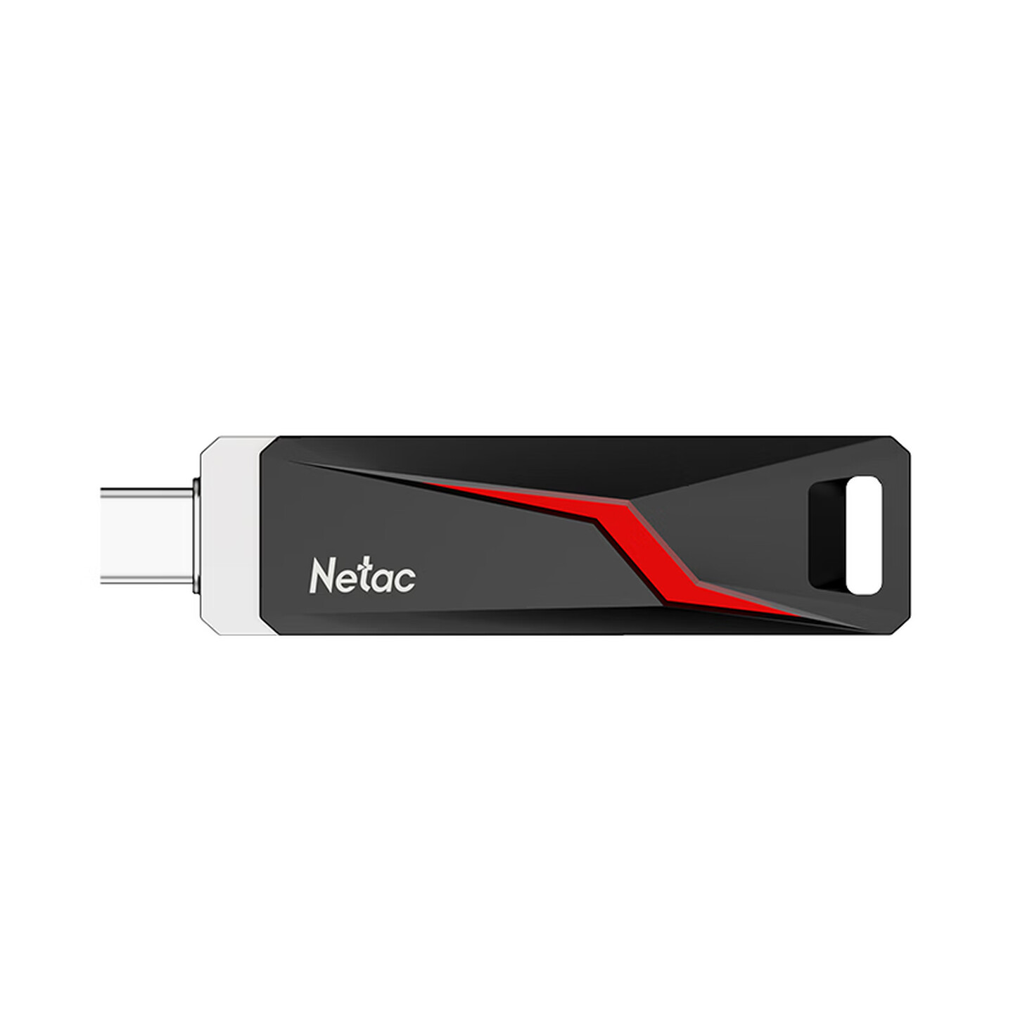 朗科(Netac)US25-1TB 国产固态多功能U盘 银黑色 USB 3.2+Type-C高清大图