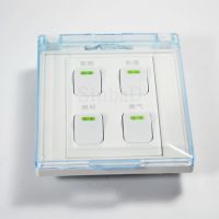 超薄4键开关 浴霸专用开关4开按键86型通用灯暖取暖开关面板卫生间四开防水4联