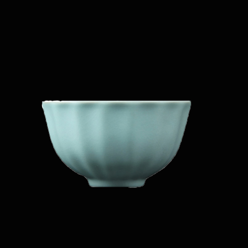 唐宏坊 茶杯陶瓷主人杯单杯茶碗开片汝窑茶具茶杯单个茶盏品茗杯 款式七