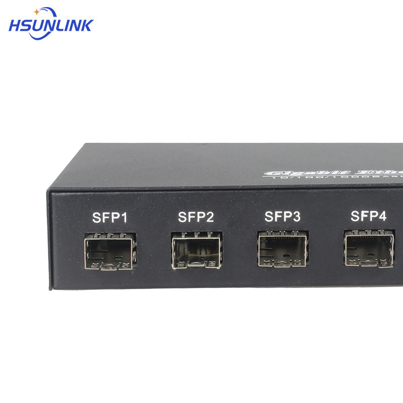 HSUNLINK 光口交换机 HS-2*4Gigabit 台高清大图