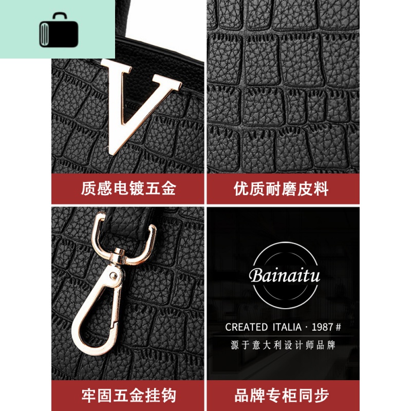 中年女士包包送妈妈气质女包包2020新款潮时尚手提包单肩斜挎皮包NEWLAKE高清大图