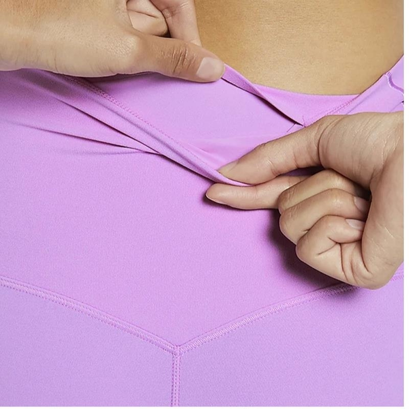 NIKE耐克长裤训练健身力紧身速干透气女裤DQ6014-532 D