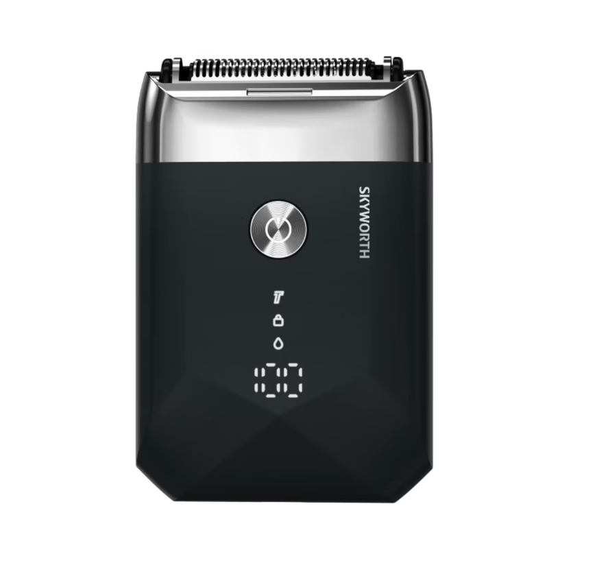 创维黑卡往复式剃须刀电动刮胡刀便携剃胡须刀全身水洗长续航干湿双剃新年生日情人节礼物送男友送父亲 黑卡色往复式