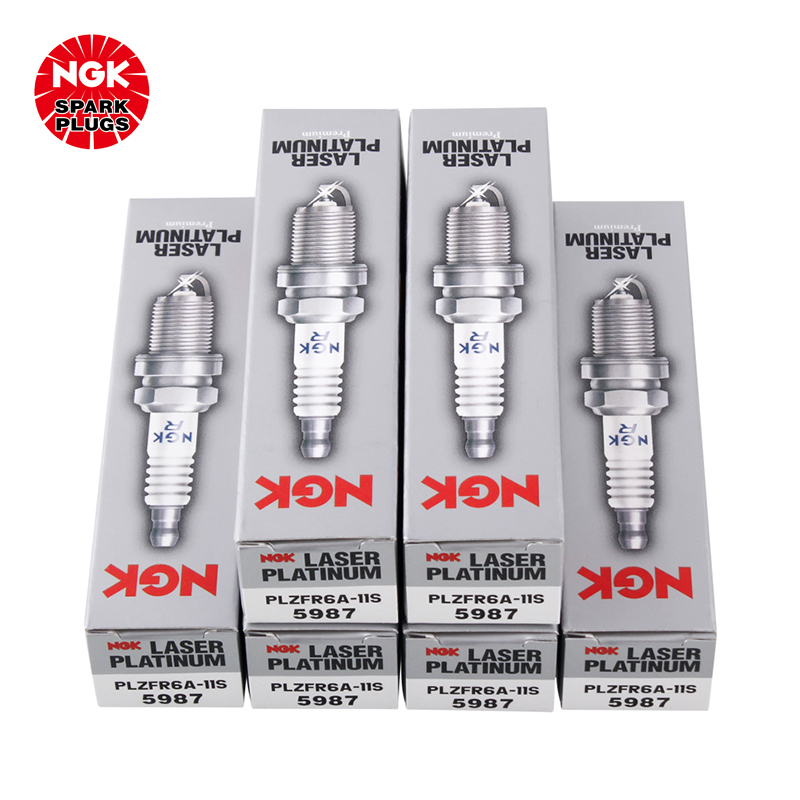 NGK 双铂金火花塞 PLZFR6A-11S 5987 六支装 宝马520Li/523Li/523i/525Li/530