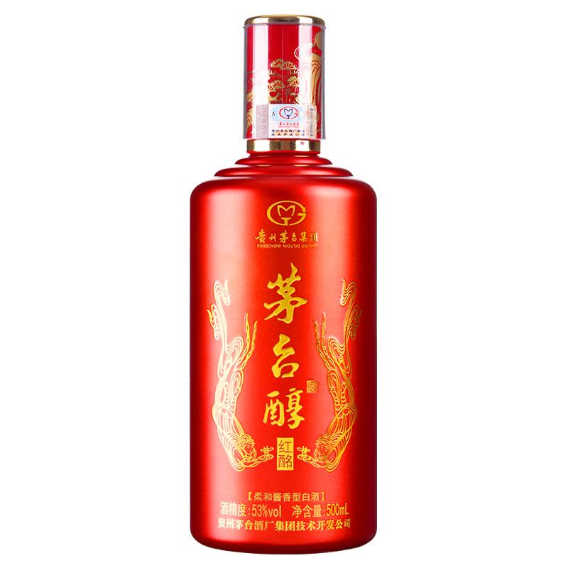 贵州茅台酒厂集团技术开发公司茅台醇(红酩) 53度酱香型白酒飞天仕女图