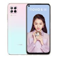 华为/HUAWEI nova6 SE 8GB+128GB 樱雪晴空 麒麟810芯片 4800万AI四摄 移动联通电信4G