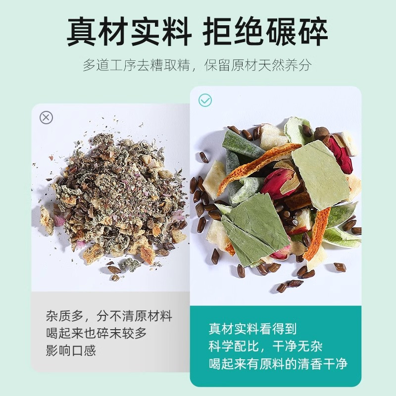 拍2发3 油切大肚茶冬瓜荷叶茶35g玫瑰茶橘皮决明子油茶包泡水水果茶花草茶养生茶饮官方旗舰店