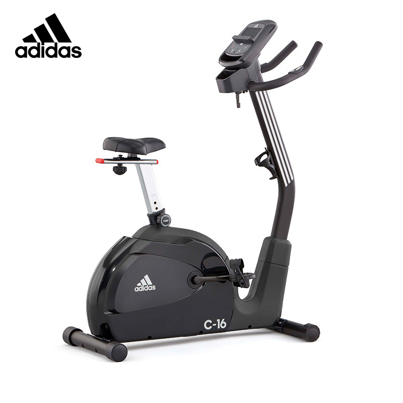Adidas 健身车家用动感单车 静音电动磁控室内锻炼脚踏自行车运动减肥健身器材C-16
